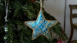 Silk star from Traidcraft