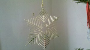 Golden snowflake