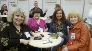 New Romantics 4 - from left to right: Lizzie Lamb, Margaret Cullingford, Adrienne Vaughan, and June Kearns